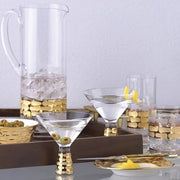 Truro Gold Highball, Set of 2 by Michael Wainwright Glassware Michael Wainwright 