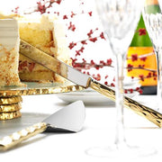 Truro Gold Cake Knife and Server by Michael Wainwright Flatware Michael Wainwright 