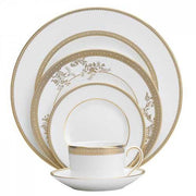 Vera Lace Gold 5-Piece Place Setting by Vera Wang for Wedgwood Dinnerware Wedgwood 