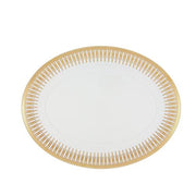 Gold Exotic Large Oval Platter by Vista Alegre Platter Vista Alegre 