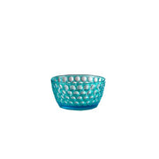 Lente Synthetic Crystal Acrylic Snack or Cereal Bowl, 6", Set of Four by Mario Luca Giusti Glassware Marioluca Giusti Turquoise 