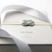 Vera Infinity Silver Round Keepsake Box, 7.5" by Vera Wang for Wedgwood Jewelry & Trinket Boxes Wedgwood 