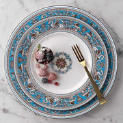 Florentine Turquoise Rim Soup Plate, 9" by Wedgwood Dinnerware Wedgwood 