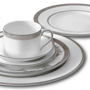 Vera Lace Platinum Dinner Plate, 10.75" by Vera Wang for Wedgwood Dinnerware Wedgwood 