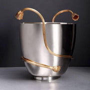 Deco Leaves Champagne Bucket by L'Objet Barware L'Objet 