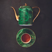 Malachite Teapot, 40 oz. by L'Objet Dinnerware L'Objet 