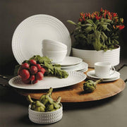 Perlee White Oval Platter, Small by L'Objet Dinnerware L'Objet 