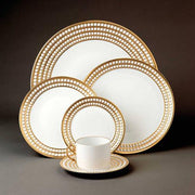Perlee Gold Oval Platter, Small by L'Objet Dinnerware L'Objet 