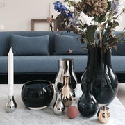 Cafu Blue Glass Vase by Sebastain Holmback and Ulrik Nordentoft Vases, Bowls, & Objects Georg Jensen 