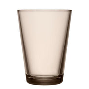 Kartio Glasses, Set of 2 or Single by Kaj Franck for Iittala Glassware Iittala 13.5 oz. Linen 