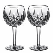 Lismore Crystal Balloon Wine Glass, 8 oz. by Waterford Stemware Waterford Set of 2 