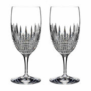 Lismore Diamond Essence Iced Beverage Glass, 19 oz. by Waterford Stemware Waterford Set of 2 