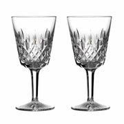 Lismore Crystal Goblet, 9 oz. by Waterford Stemware Waterford Set of 2 