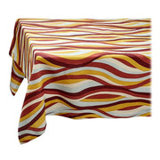 Multi-Color Linen Sateen Landscape Tablecloth by L'Objet Tablecloths L'Objet 