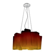 Logico Suspension Lamp by Michele de Lucchi for Artemide Lighting Artemide Triple Nested Mini Grey / Tobacco