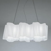 Logico Suspension Lamp by Michele de Lucchi for Artemide Lighting Artemide Triple Linear Micro Grey / White