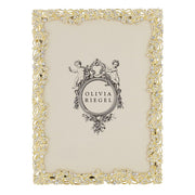 Lottie Gold Photo Frame by Olivia Riegel Picture Frames Olivia Riegel 5" x 7" 