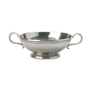 Low Footed Bowl with Handles by Match Pewter Fruit Bowl Match 1995 Pewter 