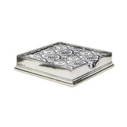 Luncheon Napkin Box by Match Pewter Dinnerware Match 1995 Pewter No Weight 