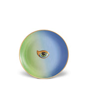 L'Objet + Lito Eye Canape Plates Dinnerware L'Objet Green/Blue 