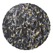Marbled 15" Acrylic Placemat, Set of 4 by Kim Seybert Placemats Kim Seybert Black/Gold/White 
