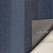 Shag Marbled Stripe Indoor/Outdoor Rug by Chilewich Rug Chilewich Doormat (18" X 28") Bay Blue 