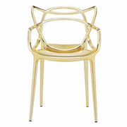 Masters Metal Chair, set of 2 by Philippe Starck with Eugeni Quitllet for Kartell Chair Kartell Gold 
