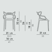 Masters Chair, set of 2 or 4 by Philippe Starck with Eugeni Quitllet for Kartell Chair Kartell 