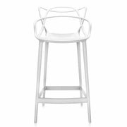 Masters Stool, Kitchen Height by Philippe Starck with Eugeni Quitllet for Kartell Stool Kartell White 