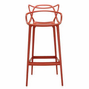 Masters Stool, Bar Height by Philippe Starck with Eugeni Quitllet for Kartell Chair Kartell Rusty Orange 