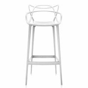 Masters Stool, Bar Height by Philippe Starck with Eugeni Quitllet for Kartell Chair Kartell White 