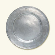 Round Platter by Match Pewter Dinnerware Match 1995 Pewter Medium 
