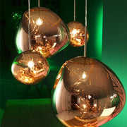 Melt Pendant LED Light Gold, 19.7" by Tom Dixon Lighting Tom Dixon 