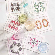 Menagerie Cocktail Napkins, Set of 6 by Kim Seybert Cocktail Napkins Kim Seybert 