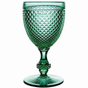 Bicos Water Glasses, Set of 4, 9.5 oz. by Vista Alegre Glassware Vista Alegre Green 