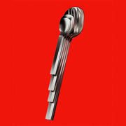 Mono V 6 Piece Limited Edition Stainless Steel Flatware Set by Mark Braun for Mono Germany Flatware Mono GmbH 