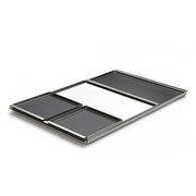 M Tablett Square Stainless Steel 12" Slip Resistant Tray by Mono Germany RETURN Flatware Mono GmbH 
