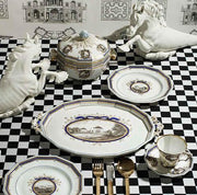 Fantasie Pearl Bavarian Royal Service Bread and Butter Plate, 6.5" by Nymphenburg Porcelain Nymphenburg Porcelain 