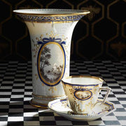 Fantasie Pearl Bavarian Royal Service Tea Cup, 5.4 oz. by Nymphenburg Porcelain Nymphenburg Porcelain 