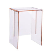 Max Beam Side Table, 18.5" h. by Ludovica and Roberto Palomba for Kartell Side Table Kartell Nude Pink 