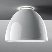 Nur Ceiling Lamp by Ernesto Gismondi for Artemide Lighting Artemide Gloss White Classic Traditional Socket