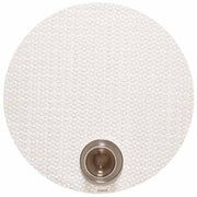Chilewich: Origami Woven Vinyl Placemats, Set of 4 Placemat Chilewich Round 15" Pearl 