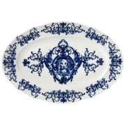 Babele Blu Oval Flat Platter, Duchessa, 14.5" by Richard Ginori Plate Richard Ginori 