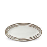 Perlee Platinum Oval Platter, Small by L'Objet Dinnerware L'Objet 