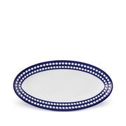 Perlee Bleu Oval Platter, Small by L'Objet Dinnerware L'Objet 