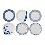 Pacific Blue Mixed Patterns 11" Dinner Plate, set of 6 by Royal Doulton Dinnerware Royal Doulton 