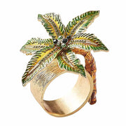 Palm Coast Napkin Ring, Set of 4 by Kim Seybert Napkin Rings Kim Seybert 