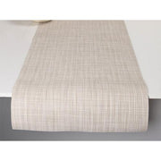 Chilewich: Woven Vinyl Mini Basketweave Table Runners Table Runners Chilewich Parchment MBW 