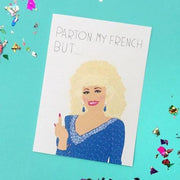 Parton My French... Card Cards Tayham 