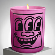 Keith Haring Candles by Ligne Blanche Paris Candles Ligne Blanche Pink Mask 